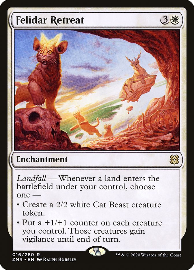 Felidar Retreat 16/280 (Zendikar Rising)  - Foil | Good Games Adelaide SA