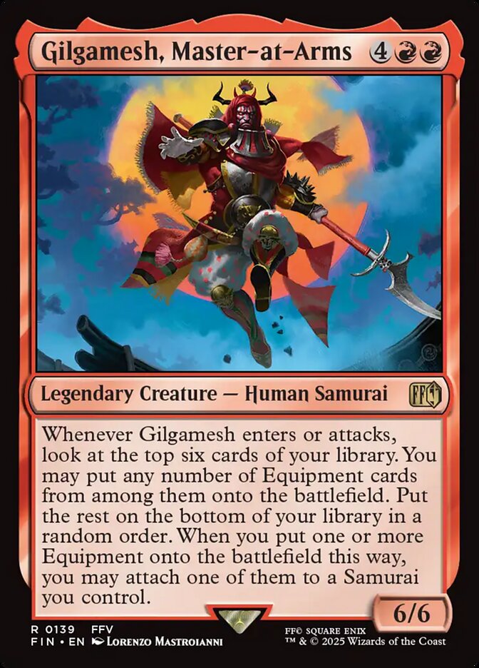 Gilgamesh, Master-at-Arms 139 (FINAL FANTASY)  - Foil | Good Games Adelaide SA