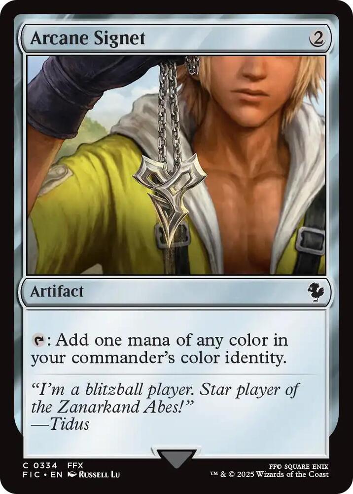 Arcane Signet 334 (Commander: FINAL FANTASY)  - Foil | Good Games Adelaide SA