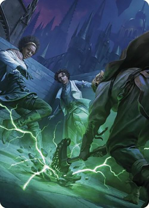 Fanatical Strength Art Card 32 (Art Series: Murders at Karlov Manor)  | Good Games Adelaide SA