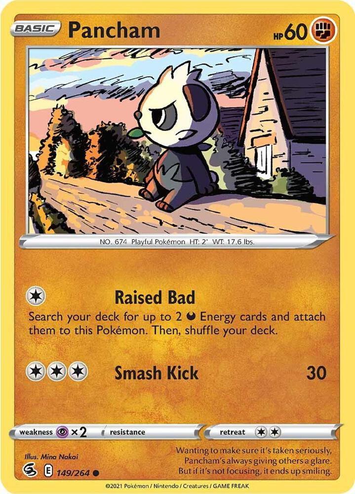 Pancham 149/264 (SWSH08: Fusion Strike)  | Good Games Adelaide SA