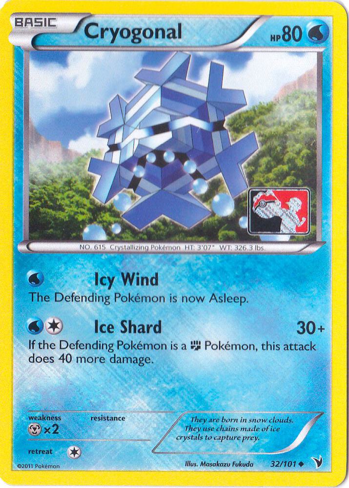Cryogonal 32 101 League Promo 032/101 (League & Championship Cards)  - Reverse Holofoil | Good Games Adelaide SA