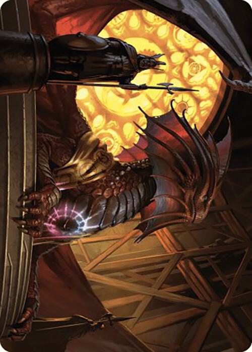 Niv Mizzet Guildpact Art Card 21 49 21 (Art Series: Murders at Karlov Manor)  | Good Games Adelaide SA