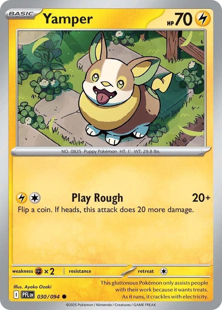 Yamper 030 094 030/094 (ME02: Phantasmal Flames)  - Reverse Holofoil | Good Games Adelaide SA
