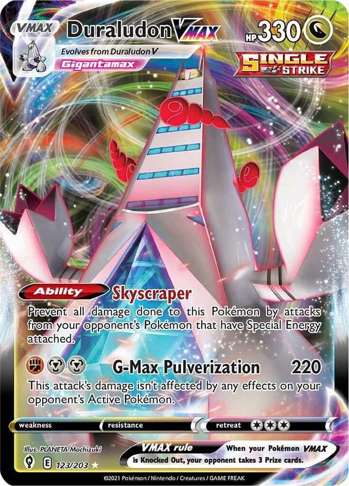 Duraludon VMAX 123/203 (SWSH07: Evolving Skies)  - Holofoil | Good Games Adelaide SA