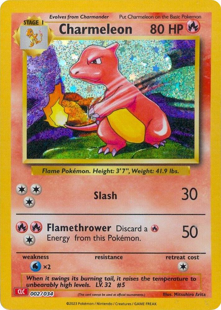 Charmeleon 002/034 (Trading Card Game Classic)  - Holofoil | Good Games Adelaide SA