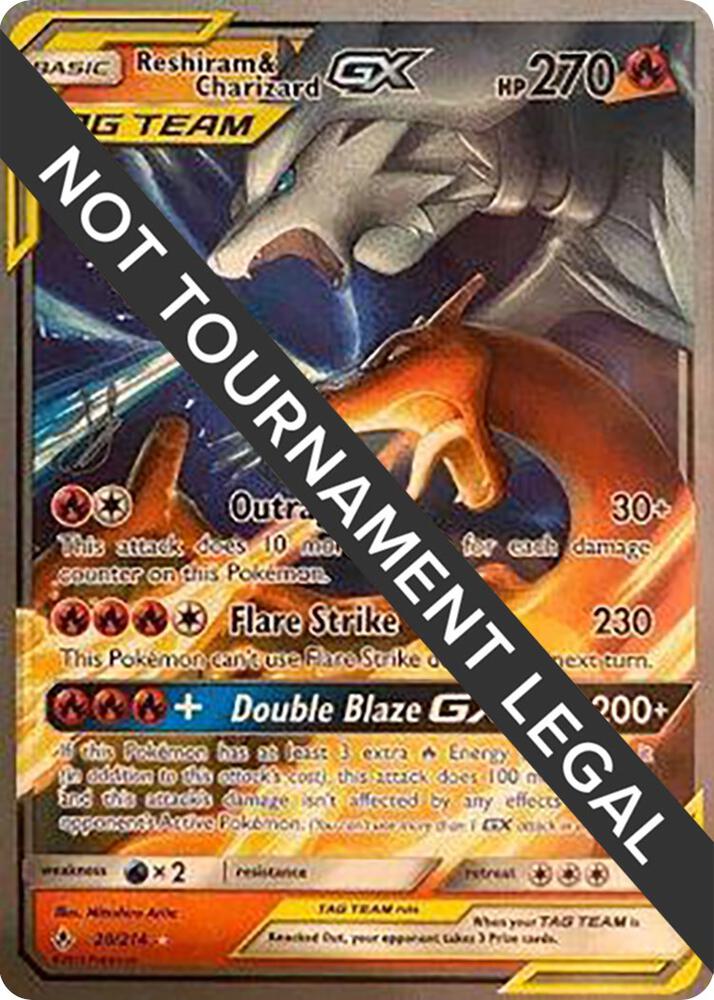 Reshiram and Charizard GX 2019 Henry Brand 20/214 (World Championship Decks)  | Good Games Adelaide SA
