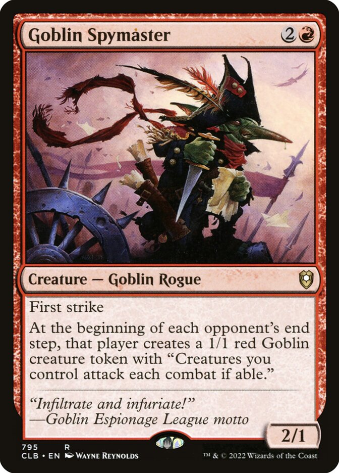 Goblin Spymaster 795 (Commander Legends: Battle for Baldur's Gate)  | Good Games Adelaide SA