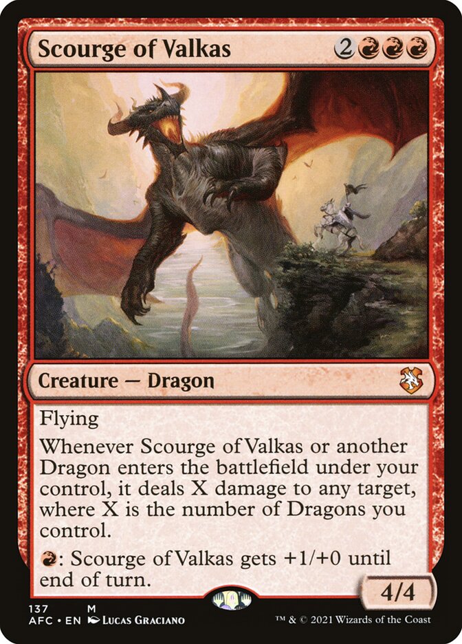 Scourge of Valkas 137 (Commander: Adventures in the Forgotten Realms)  | Good Games Adelaide SA