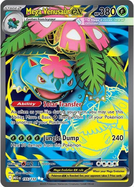 Mega Venusaur ex 155/132 (ME01: Mega Evolution)  - Holofoil | Good Games Adelaide SA