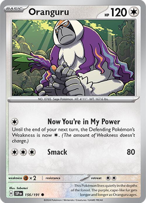 Oranguru 156/191 (SV08: Surging Sparks)  | Good Games Adelaide SA