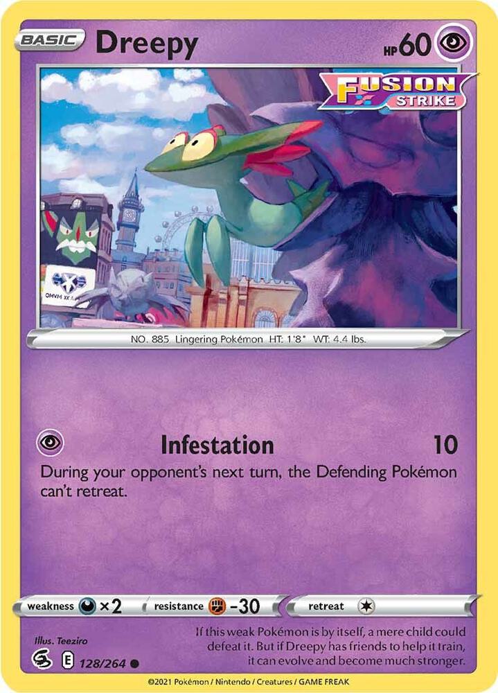 Dreepy 128/264 (SWSH08: Fusion Strike)  | Good Games Adelaide SA