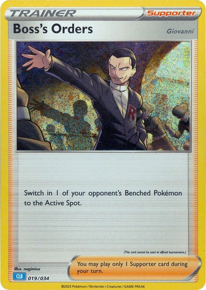 Boss's Orders CLB 019/034 (Trading Card Game Classic)  - Holofoil | Good Games Adelaide SA