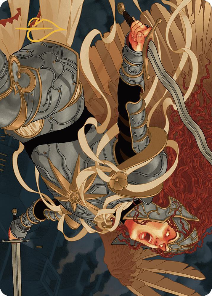Aurelia the Law Above Art Card 41 49 Gold Stamped Signature 41 (Art Series: Murders at Karlov Manor)  | Good Games Adelaide SA