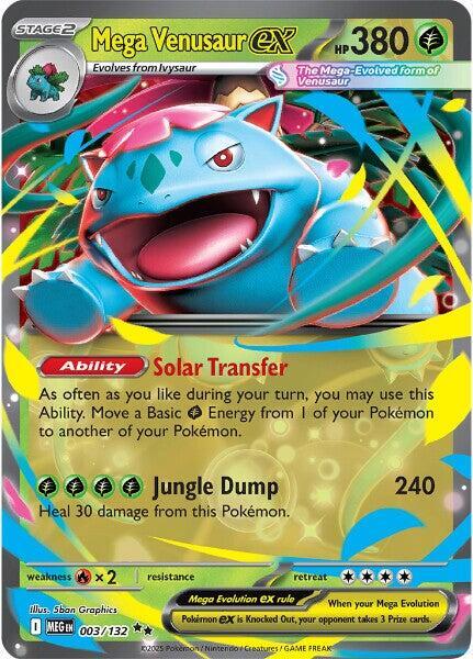 Mega Venusaur ex 003/132 (ME01: Mega Evolution)  - Holofoil | Good Games Adelaide SA
