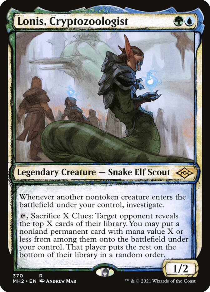 Lonis, Cryptozoologist 370 (Modern Horizons 2)  - Foil | Good Games Adelaide SA