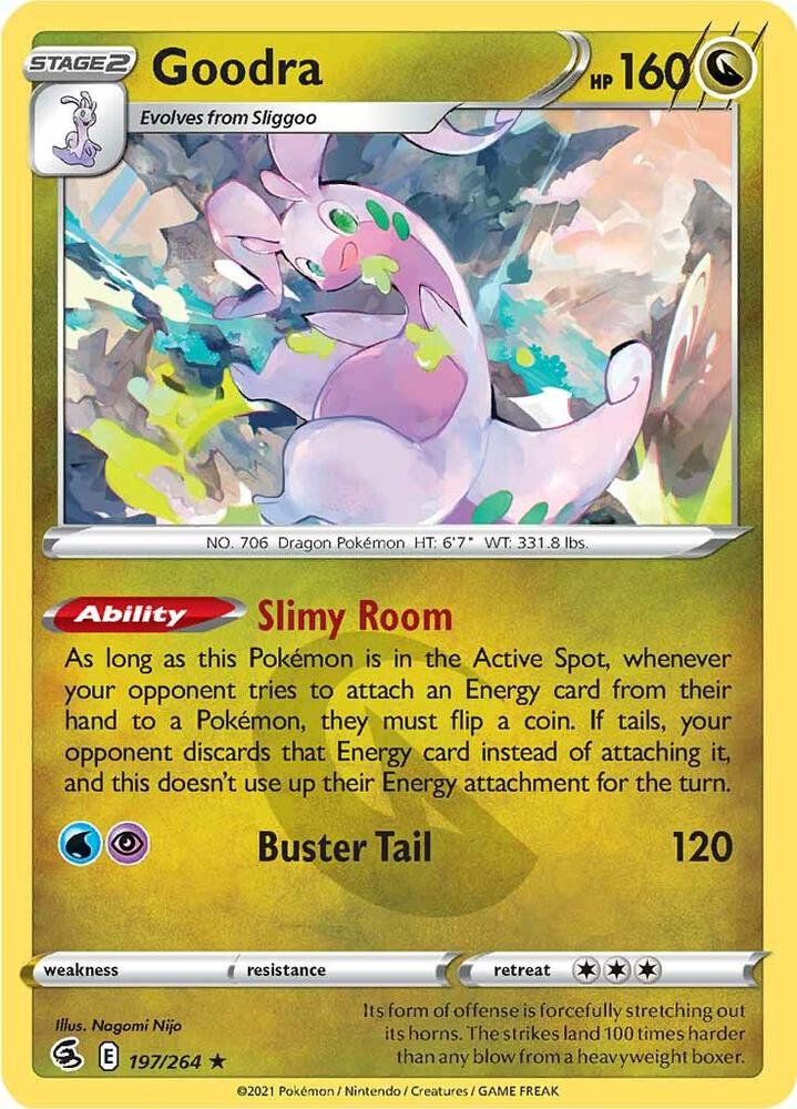 Goodra 197/264 (SWSH08: Fusion Strike)  | Good Games Adelaide SA