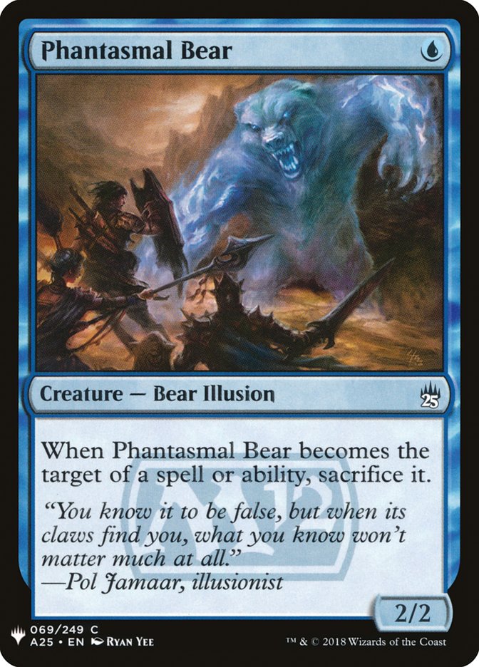 Phantasmal Bear 69 (The List Reprints)  | Good Games Adelaide SA