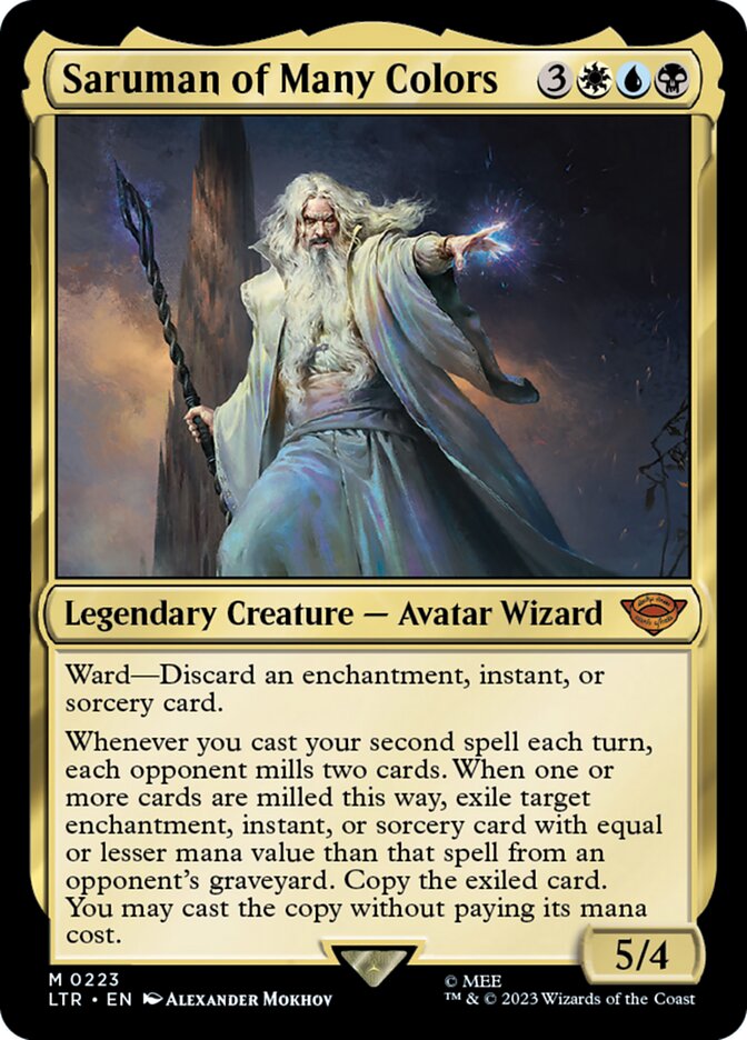 Saruman of Many Colors 223 (Universes Beyond: The Lord of the Rings: Tales of Middle-earth)  | Good Games Adelaide SA