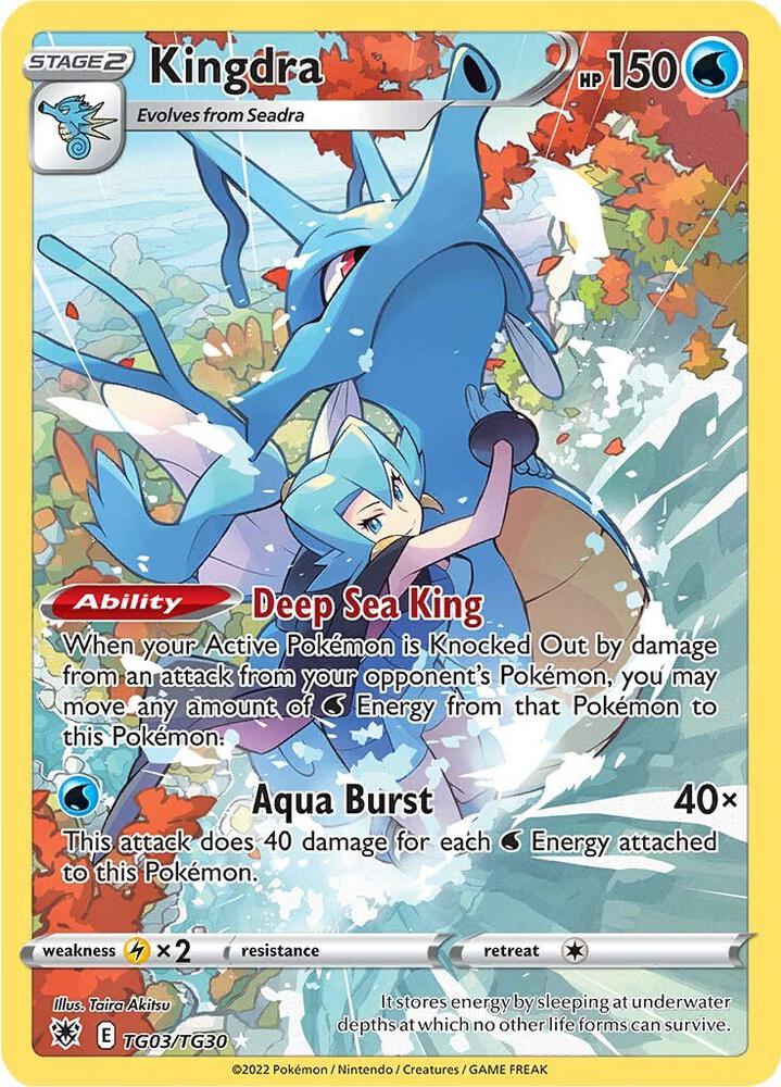 Kingdra TG03/TG30 (SWSH10: Astral Radiance Trainer Gallery)  - Holofoil | Good Games Adelaide SA