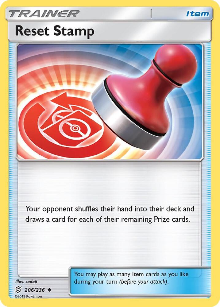 Reset Stamp 206/236 (SM - Unified Minds)  | Good Games Adelaide SA