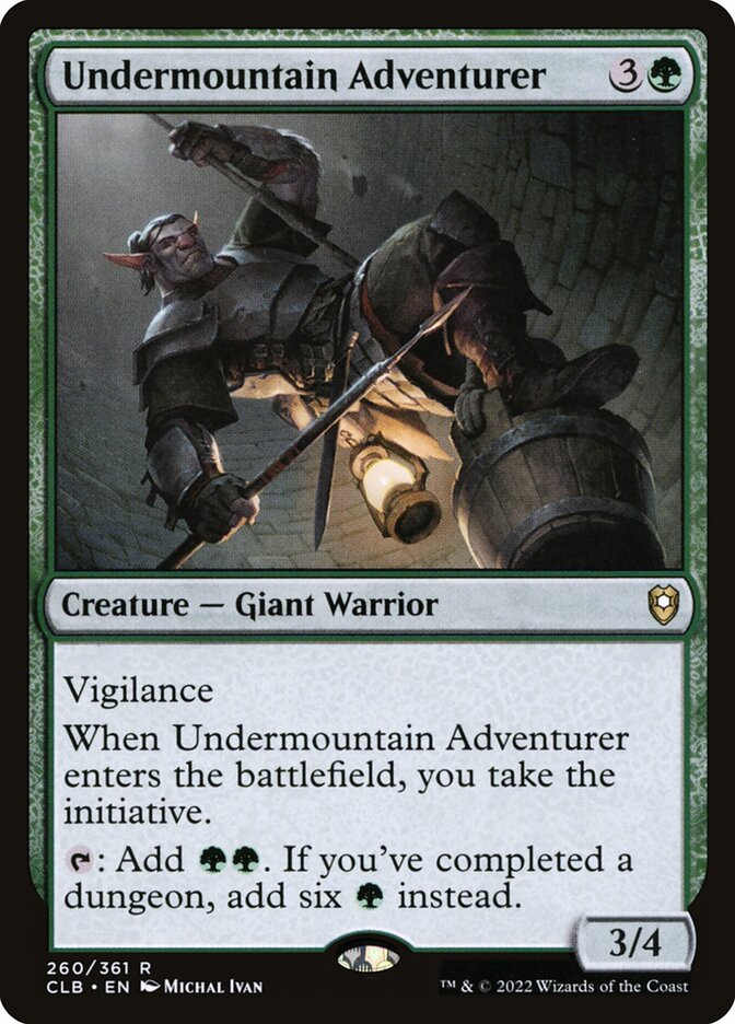 Undermountain Adventurer 260 (Commander Legends: Battle for Baldur's Gate)  - Foil | Good Games Adelaide SA