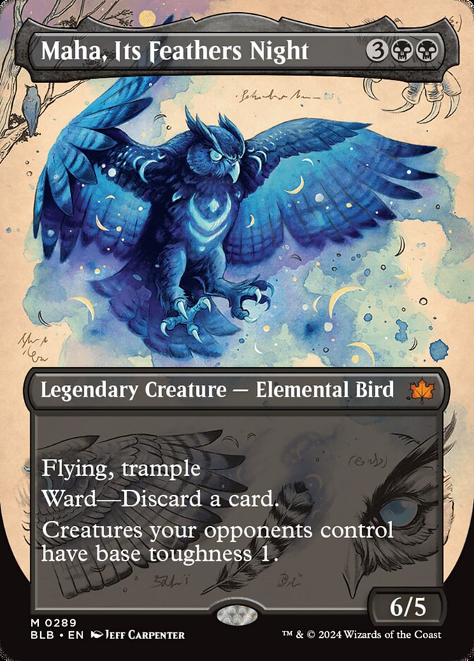 Maha, Its Feathers Night 289 (Bloomburrow)  | Good Games Adelaide SA