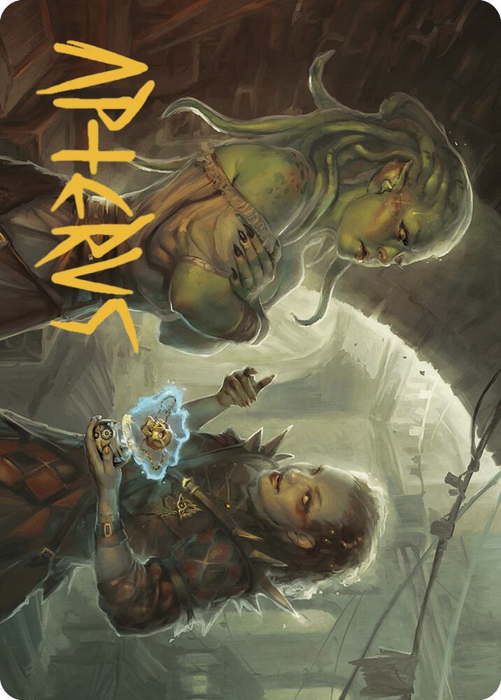 Extract a Confession Art Card Gold Stamped Signature 7 (Art Series: Murders at Karlov Manor)  | Good Games Adelaide SA
