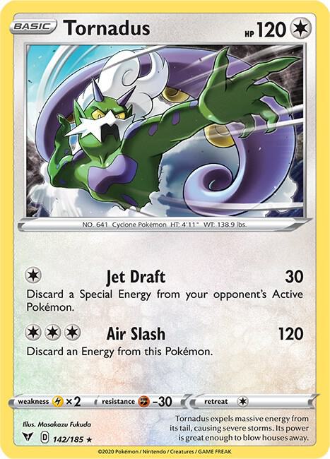 Tornadus 142/185 (SWSH04: Vivid Voltage)  - Holofoil | Good Games Adelaide SA