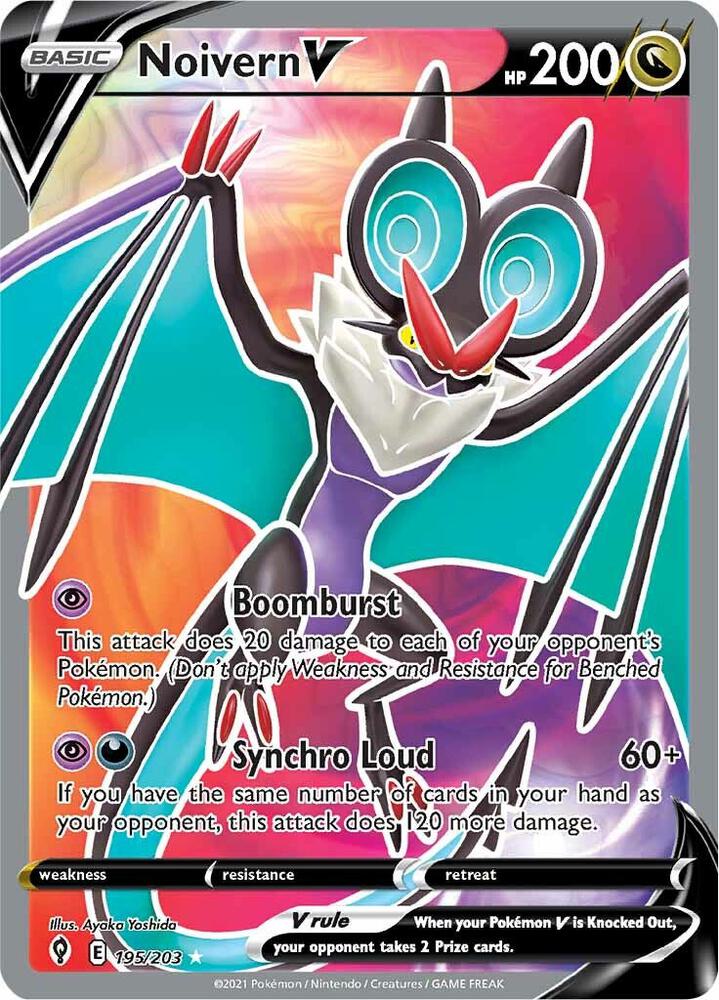 Noivern V Full Art 195/203 (SWSH07: Evolving Skies)  - Holofoil | Good Games Adelaide SA