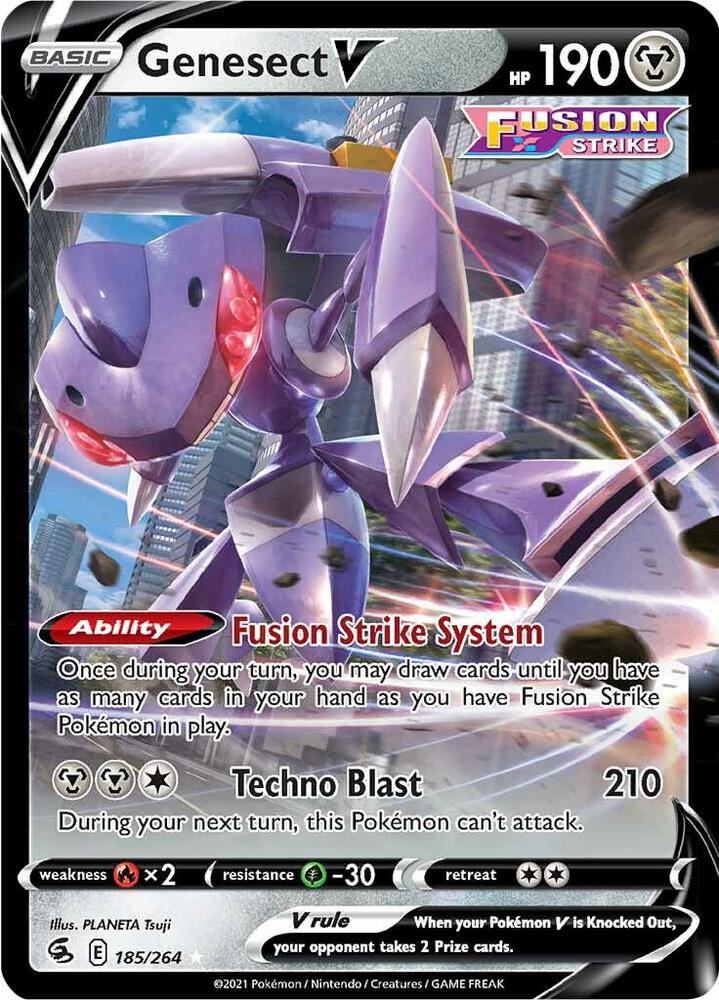 Genesect V 185/264 (SWSH08: Fusion Strike)  - Holofoil | Good Games Adelaide SA