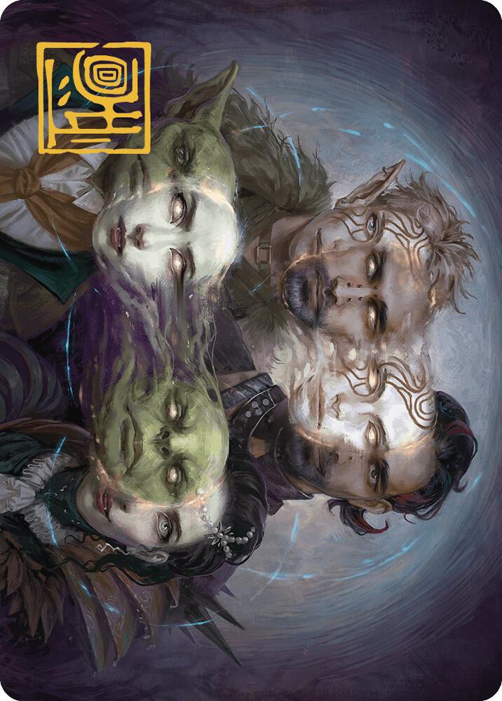Illicit Masquerade Art Card Gold Stamped Signature 8 (Art Series: Murders at Karlov Manor)  | Good Games Adelaide SA