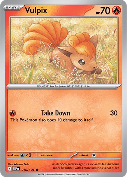 Vulpix 016/191 (SV08: Surging Sparks)  | Good Games Adelaide SA