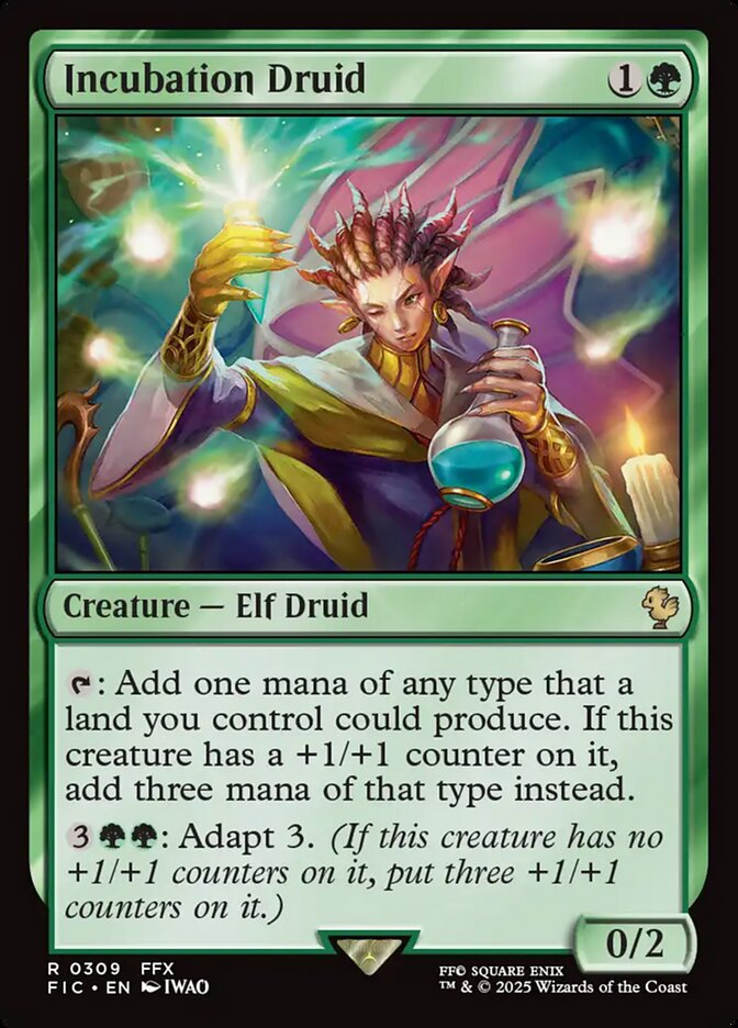 Incubation Druid 309 (Commander: FINAL FANTASY)  | Good Games Adelaide SA