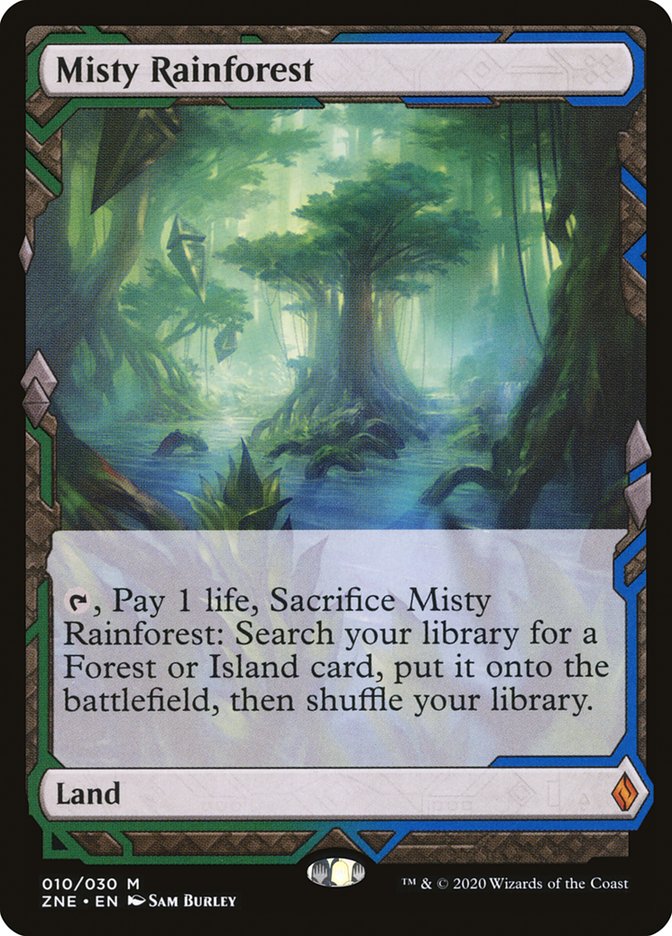 Misty Rainforest 10 (Zendikar Rising Expeditions)  | Good Games Adelaide SA