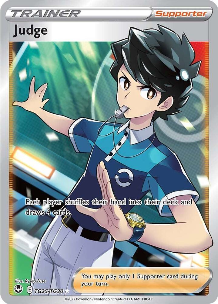 Judge TG25/TG30 (SWSH12: Silver Tempest Trainer Gallery)  - Holofoil | Good Games Adelaide SA