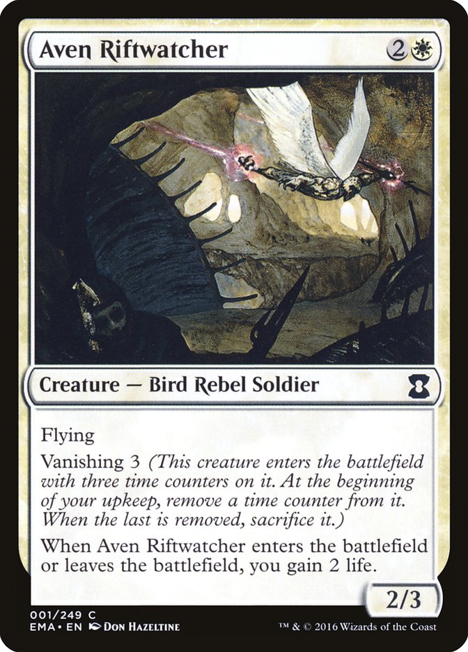 Aven Riftwatcher 1 (Eternal Masters)  - Foil | Good Games Adelaide SA