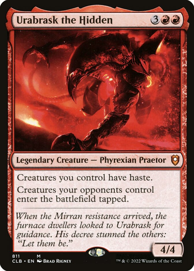 Urabrask the Hidden 811 (Commander Legends: Battle for Baldur's Gate)  | Good Games Adelaide SA