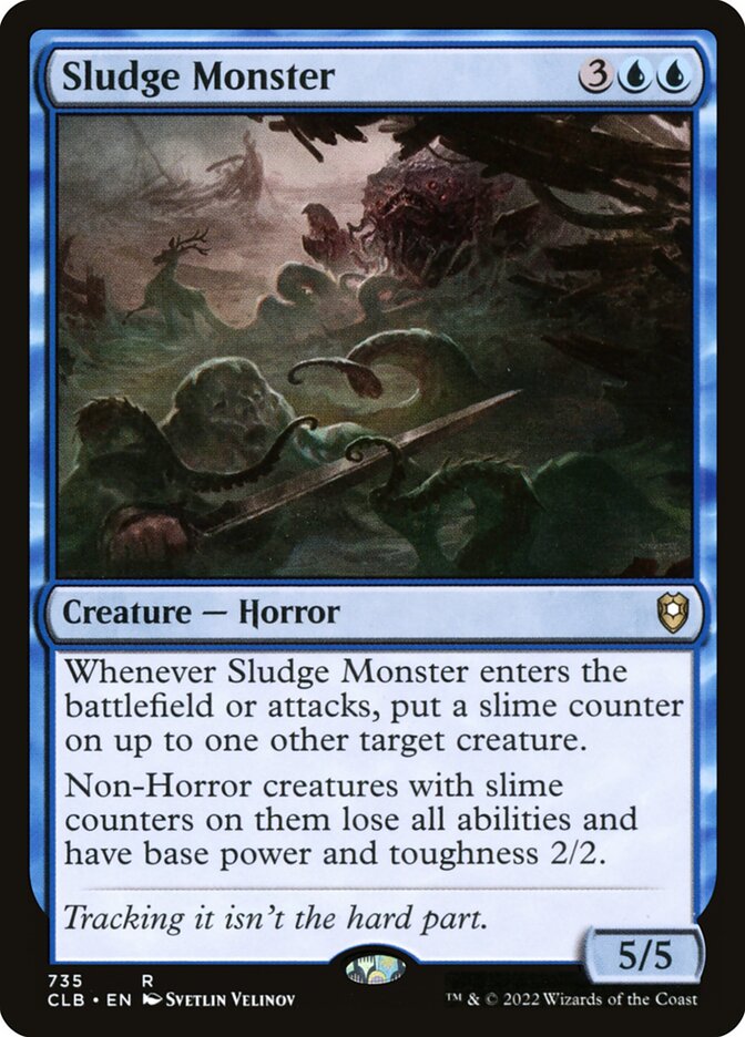 Sludge Monster 735 (Commander Legends: Battle for Baldur's Gate)  | Good Games Adelaide SA