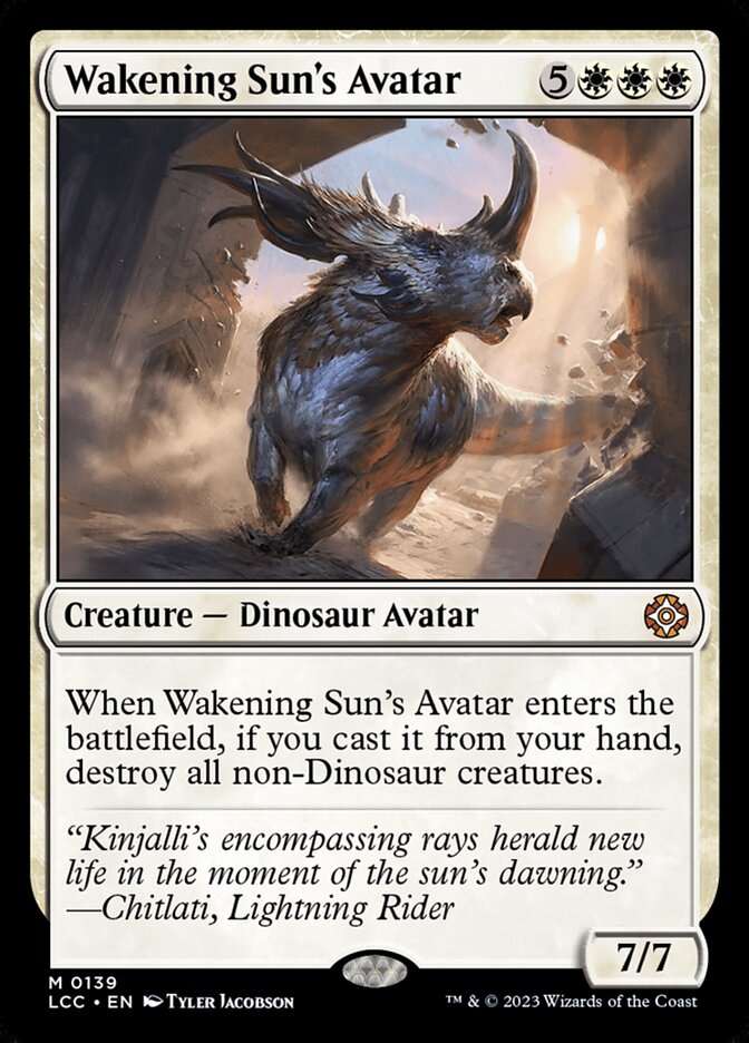 Wakening Sun's Avatar 139 (Commander: The Lost Caverns of Ixalan)  | Good Games Adelaide SA