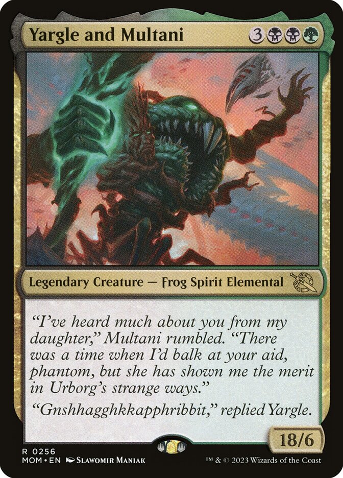 Yargle and Multani 256 (March of the Machine)  - Foil | Good Games Adelaide SA