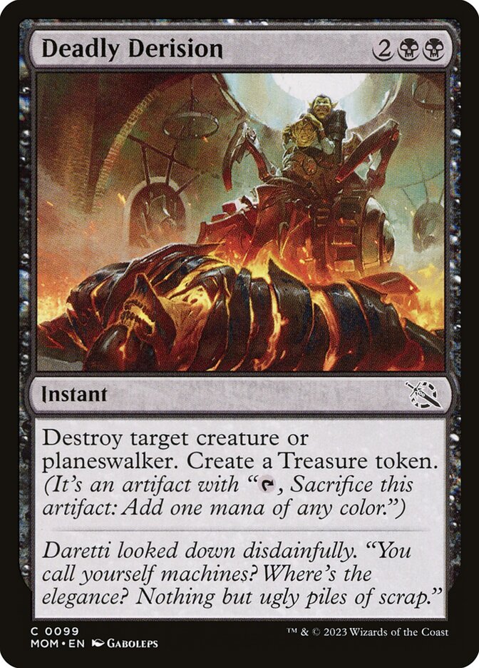 Deadly Derision 99 (March of the Machine)  - Foil | Good Games Adelaide SA