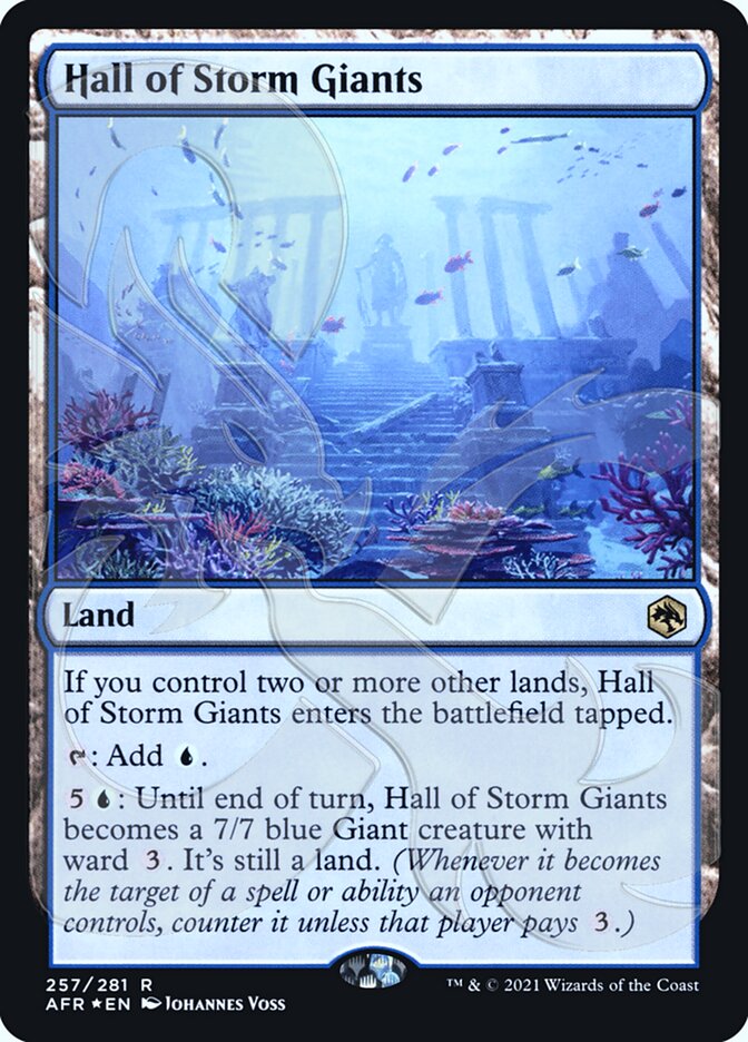 Hall of Storm Giants 257 (AFR Ampersand Promos)  - Foil | Good Games Adelaide SA