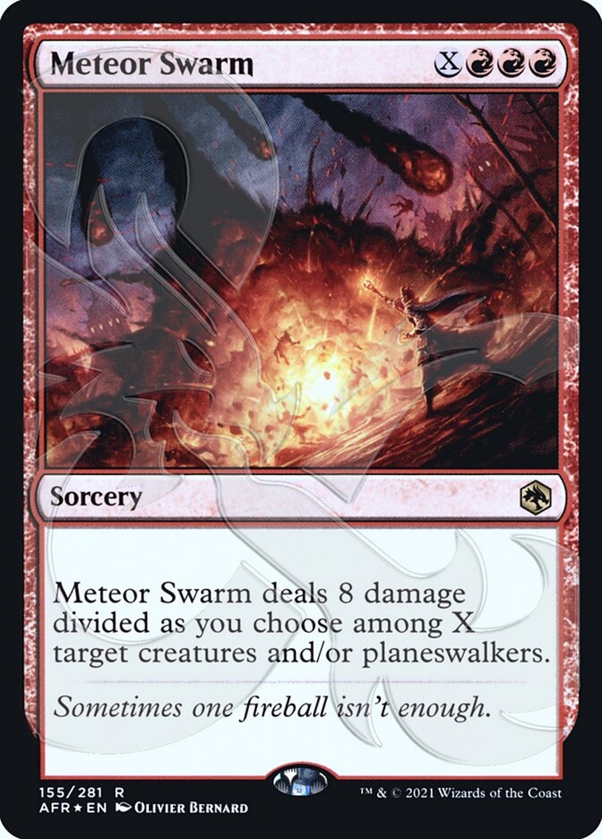 Meteor Swarm 155 (AFR Ampersand Promos)  - Foil | Good Games Adelaide SA