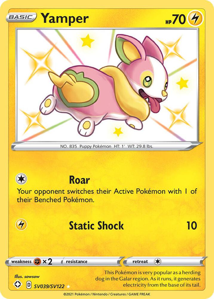 Yamper SV039/SV122 (Shining Fates: Shiny Vault)  - Holofoil | Good Games Adelaide SA