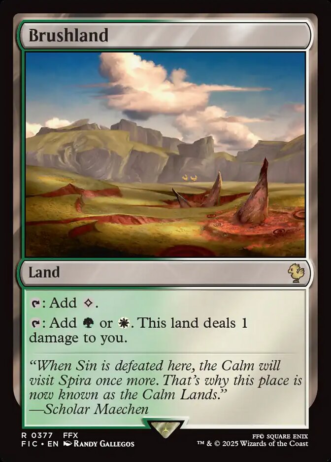 Brushland 377 (Commander: FINAL FANTASY)  | Good Games Adelaide SA