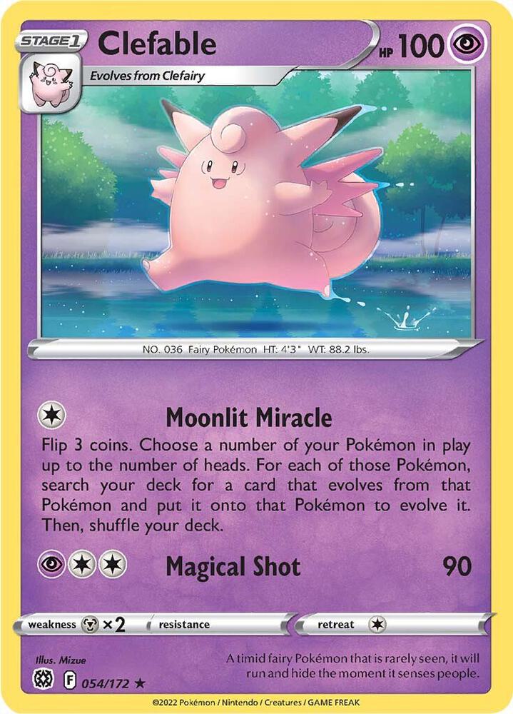 Clefable 054/172 (SWSH09: Brilliant Stars)  | Good Games Adelaide SA