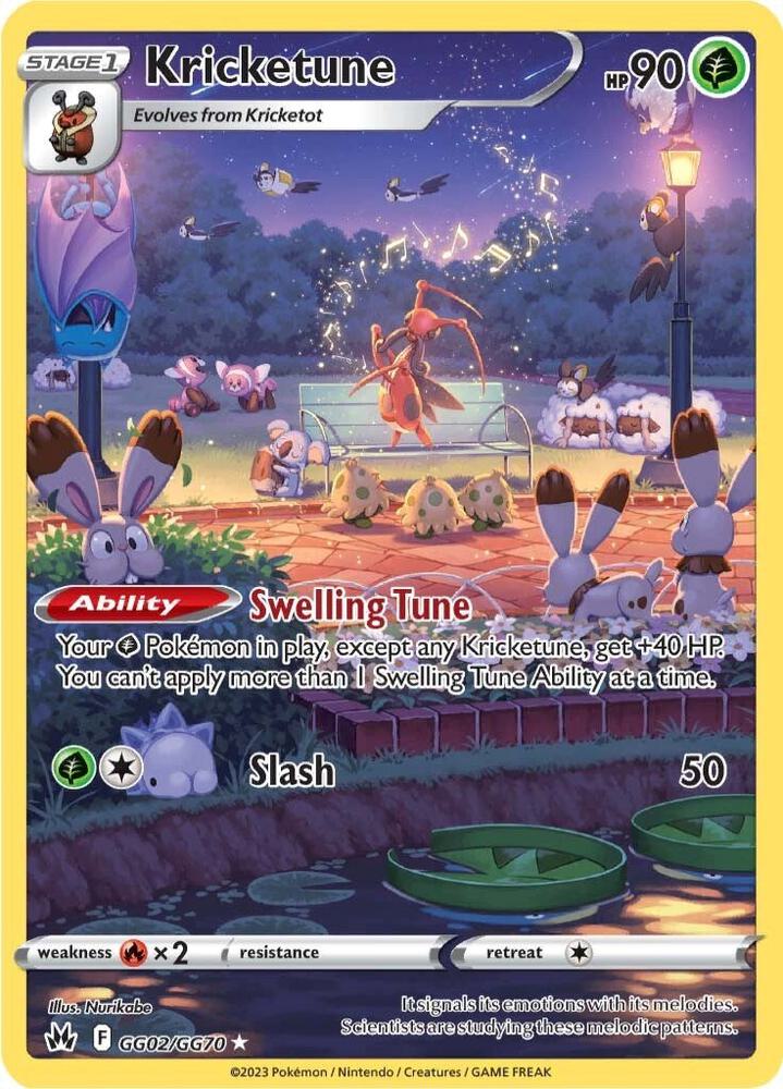 Kricketune GG02/GG70 (Crown Zenith: Galarian Gallery)  - Holofoil | Good Games Adelaide SA