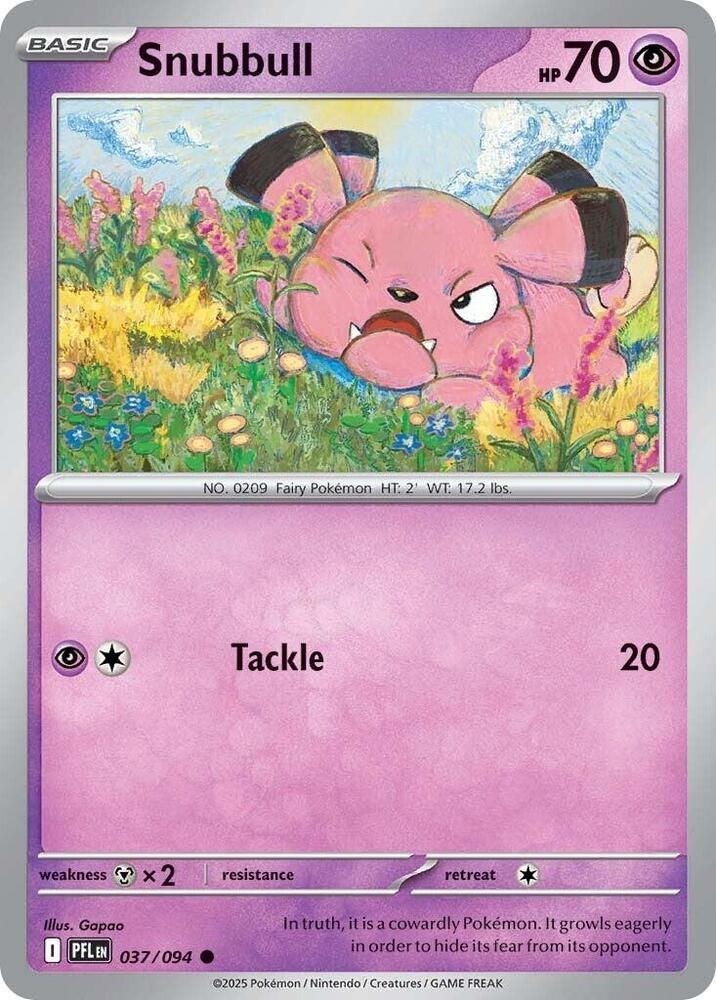 Snubbull 037/094 (ME02: Phantasmal Flames)  | Good Games Adelaide SA