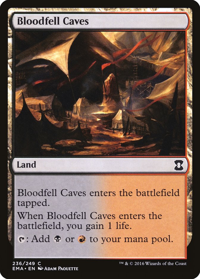Bloodfell Caves 236 (Eternal Masters)  - Foil | Good Games Adelaide SA
